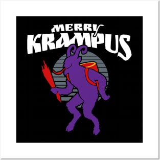 Merry Krampus Posters and Art